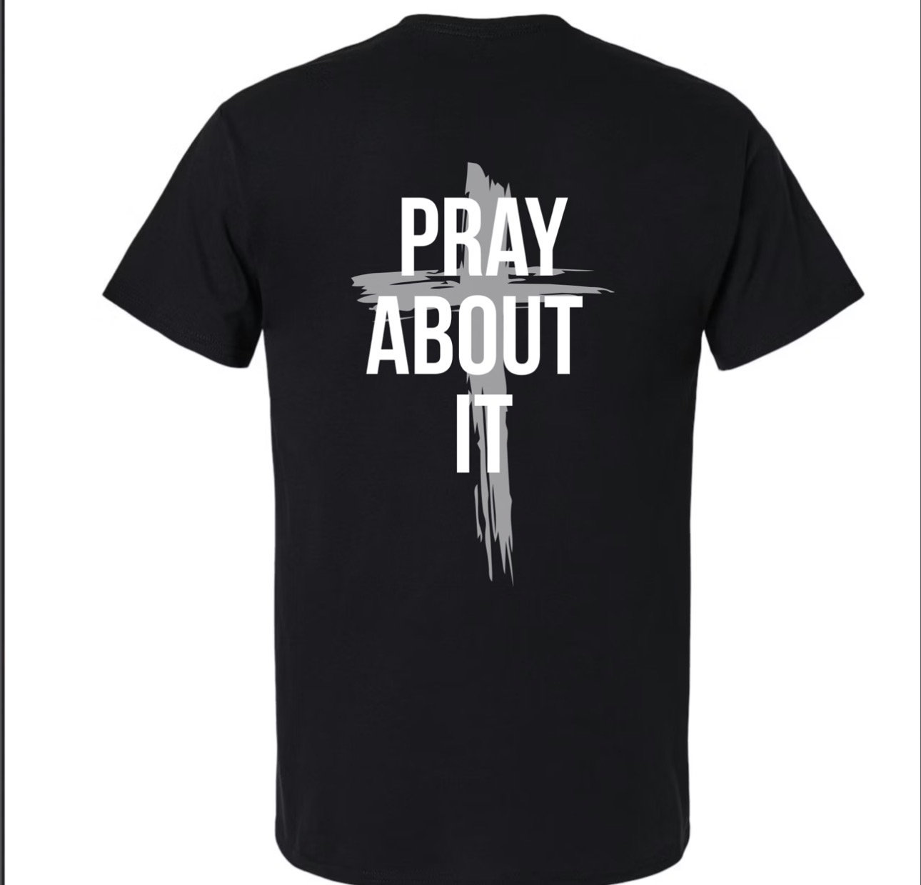 Pray About It Tee — Black view 2